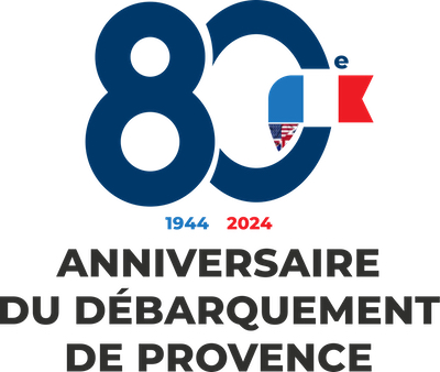 logo du 80e anniversaire du Débarquement de Provence