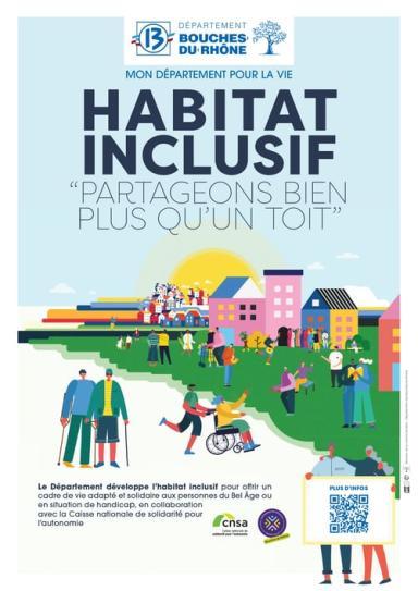 Affiche de l'opération "Habitat Inclusif"
