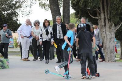 Déplacement de Martine Vassal sur le canton de Pélissanne - Agrandir l'image 7 sur 15, fenêtre modale