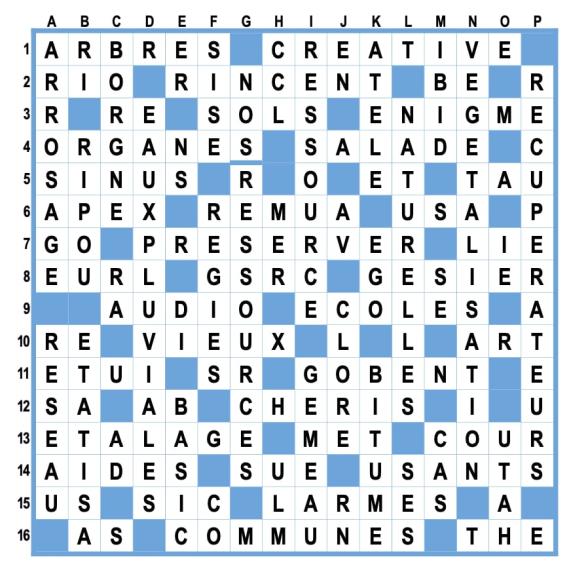 Solution mots croisés 281 - Agrandir l'image, fenêtre modale