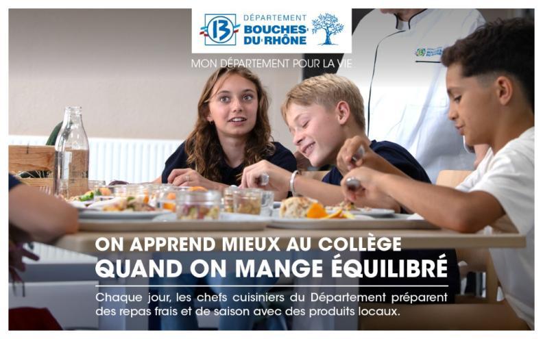 Enfants mangeant dans une cantine scolaire - Agrandir l'image, fenêtre modale